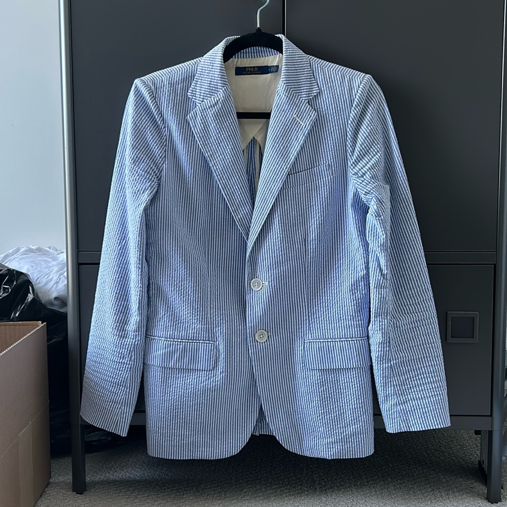 POLO Ralph Lauren Pinstripe Cotton Blazer